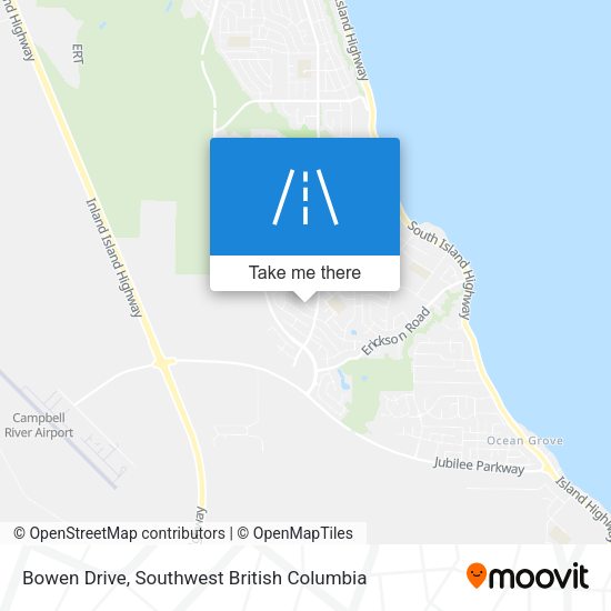Bowen Drive map