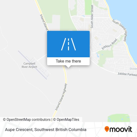 Aupe Crescent map