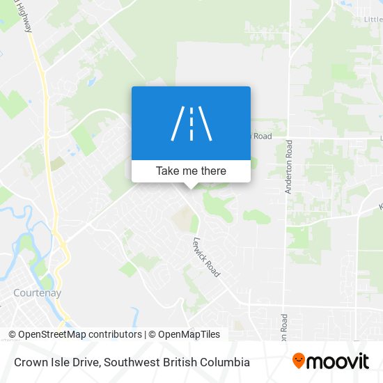 Crown Isle Drive map