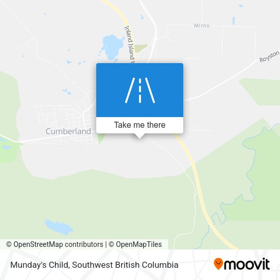Munday's Child map