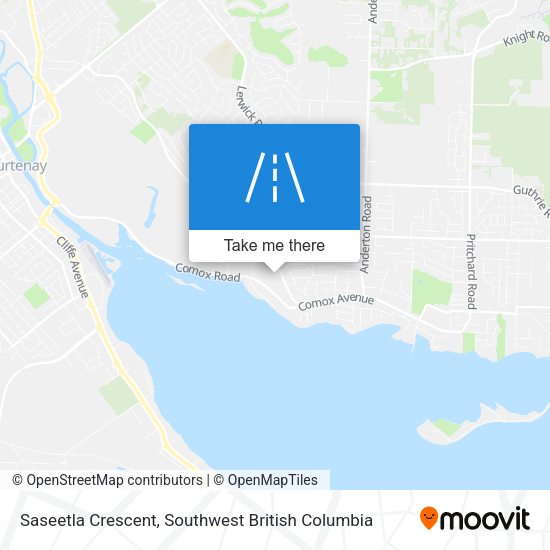 Saseetla Crescent map