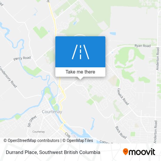 Durrand Place map