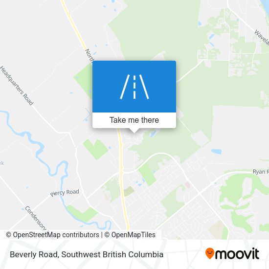 Beverly Road map