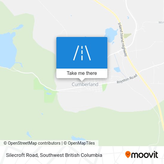 Silecroft Road map