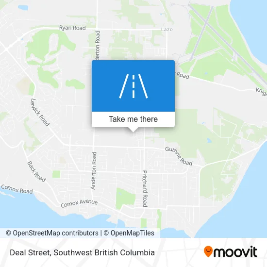 Deal Street map