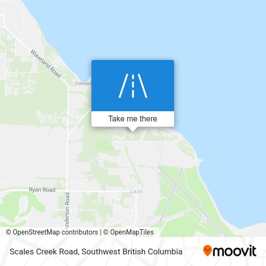 Scales Creek Road map