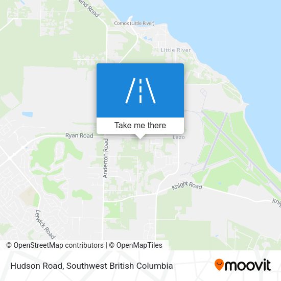 Hudson Road map