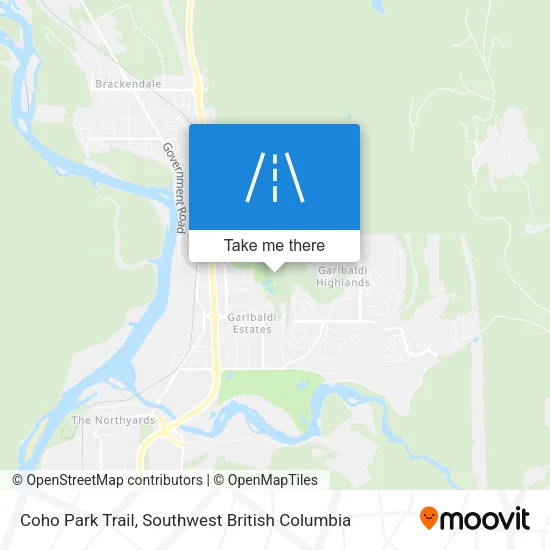 Coho Park Trail map