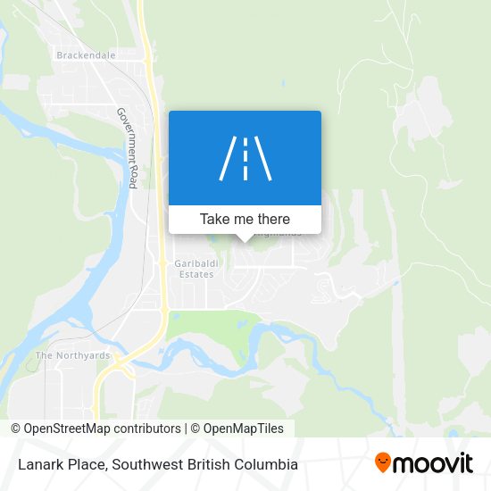 Lanark Place map