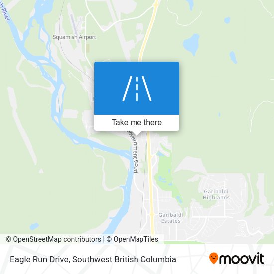 Eagle Run Drive map