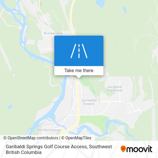 Garibaldi Springs Golf Course Access plan