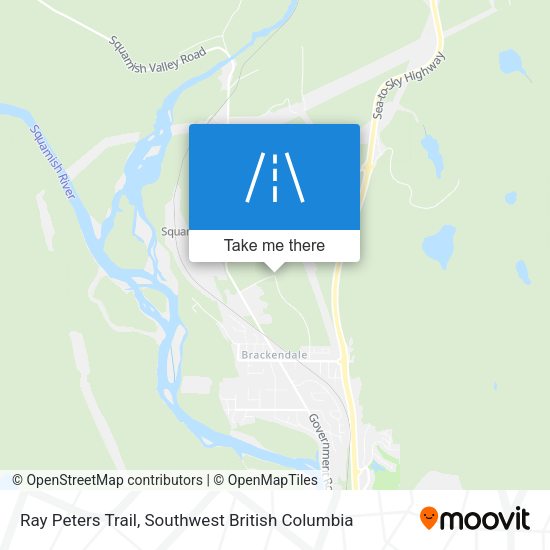 Ray Peters Trail map