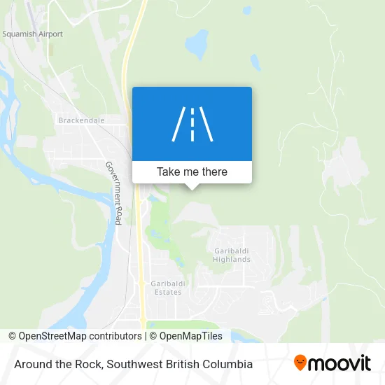 Around the Rock map