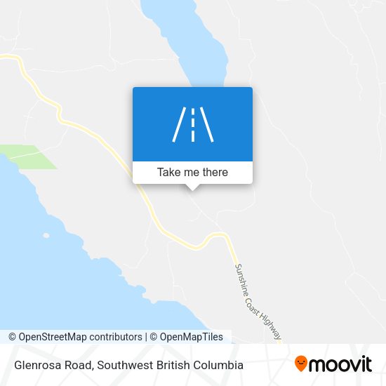 Glenrosa Road map