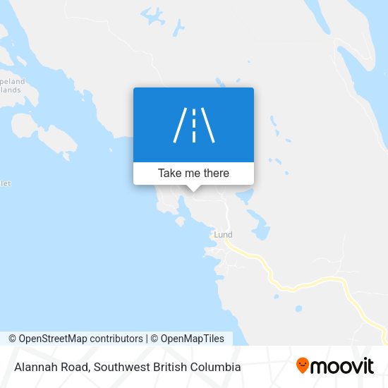 Alannah Road map