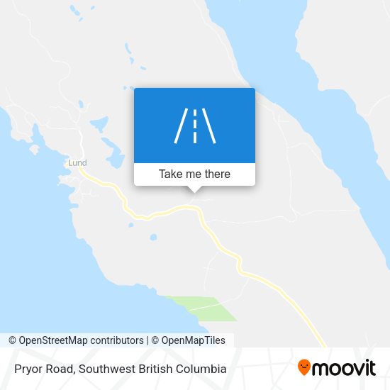 Pryor Road map