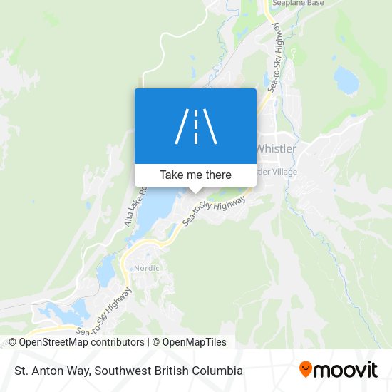 St. Anton Way map