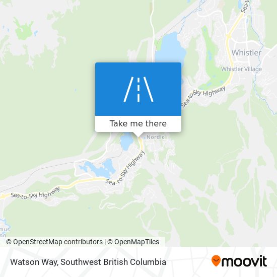 Watson Way map