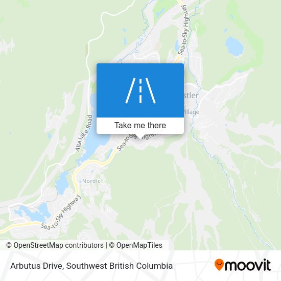 Arbutus Drive map