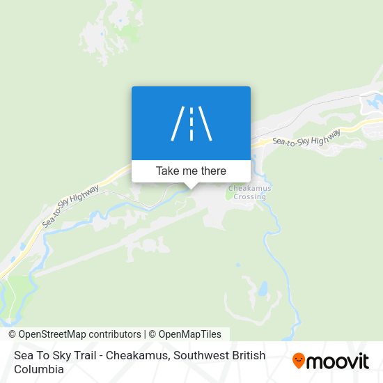 Sea To Sky Trail - Cheakamus map