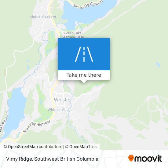 Vimy Ridge map
