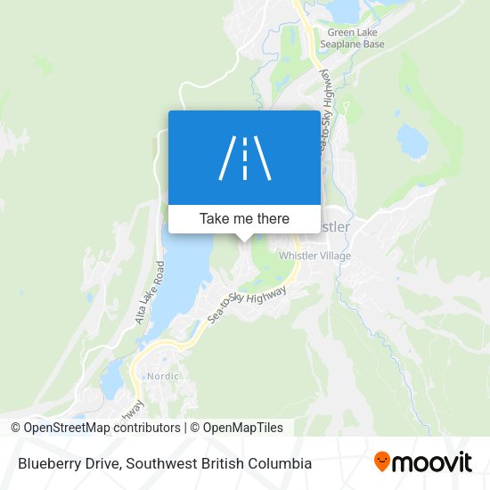 Blueberry Drive map