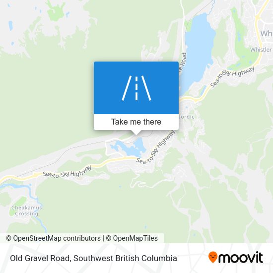 Old Gravel Road map