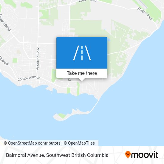 Balmoral Avenue map