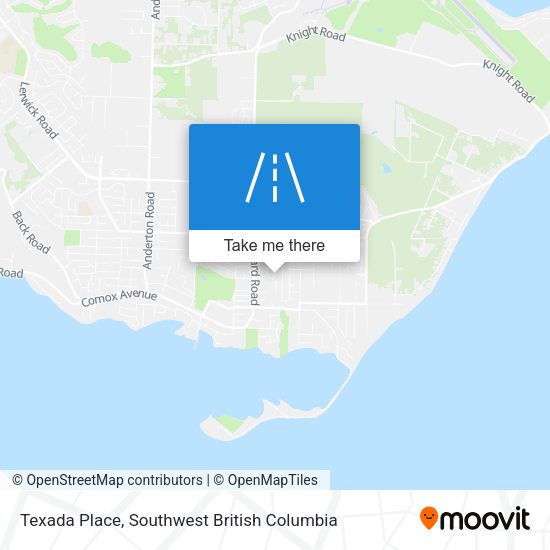 Texada Place map