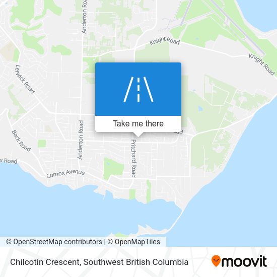 Chilcotin Crescent map
