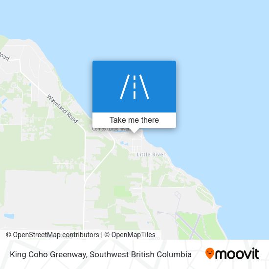 King Coho Greenway map