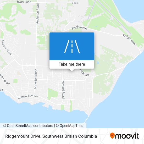 Ridgemount Drive map