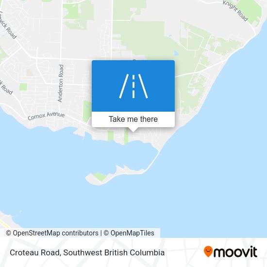 Croteau Road map
