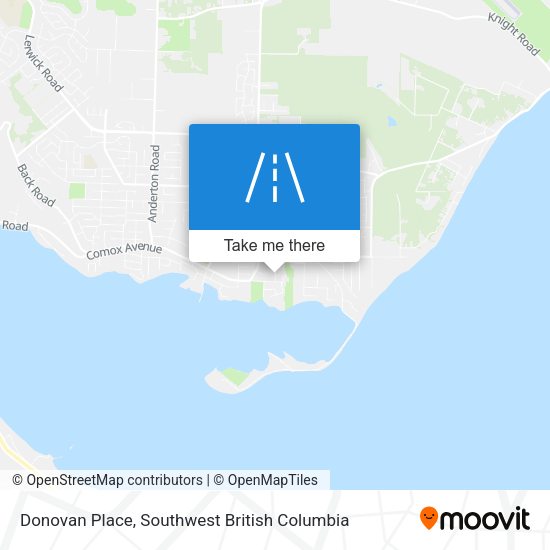 Donovan Place map