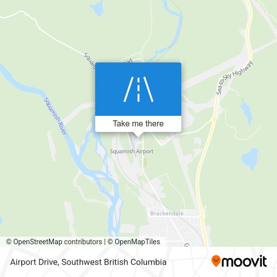 Airport Drive map