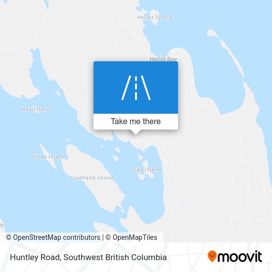 Huntley Road map