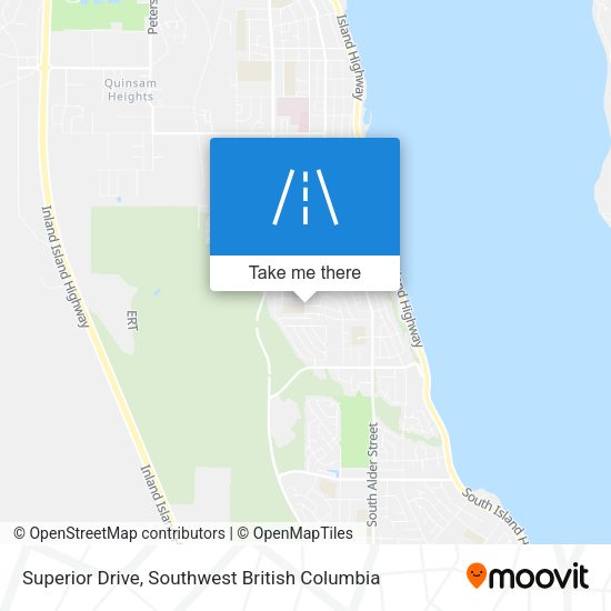 Superior Drive map