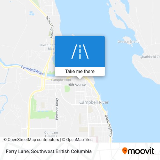 Ferry Lane map