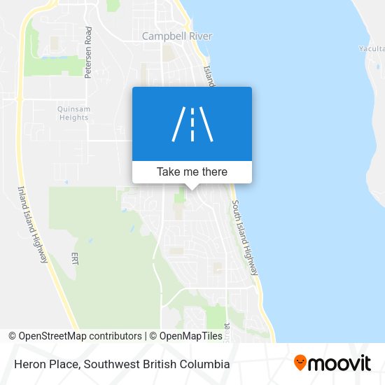 Heron Place map