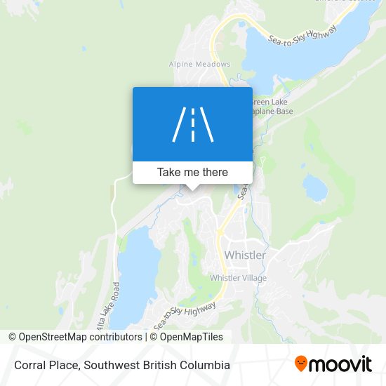 Corral Place map