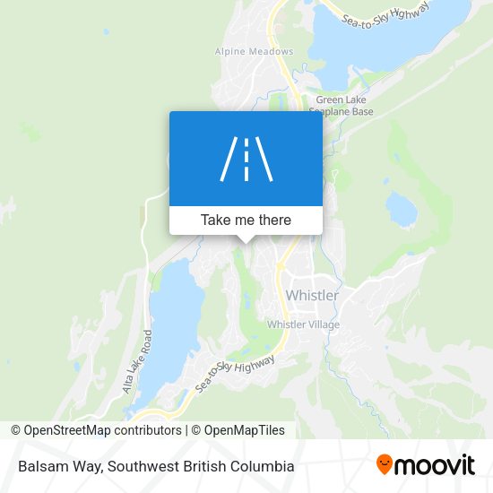 Balsam Way map