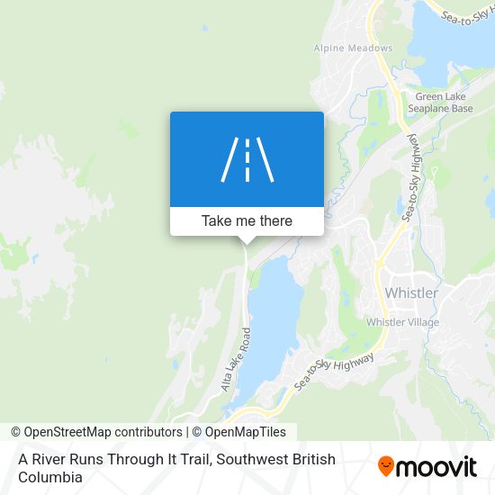 A River Runs Through It Trail map