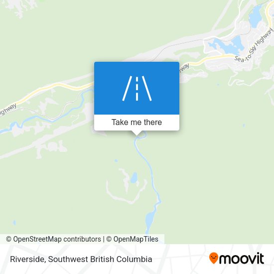 Riverside map