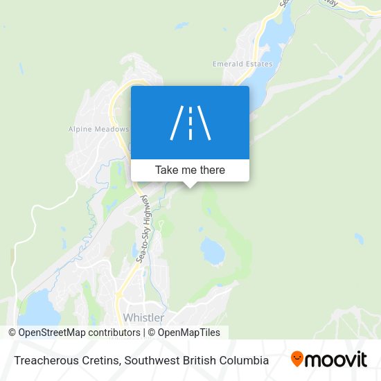 Treacherous Cretins map