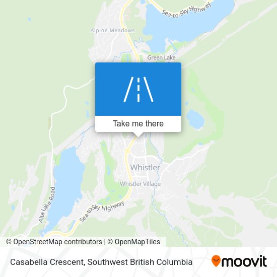 Casabella Crescent map