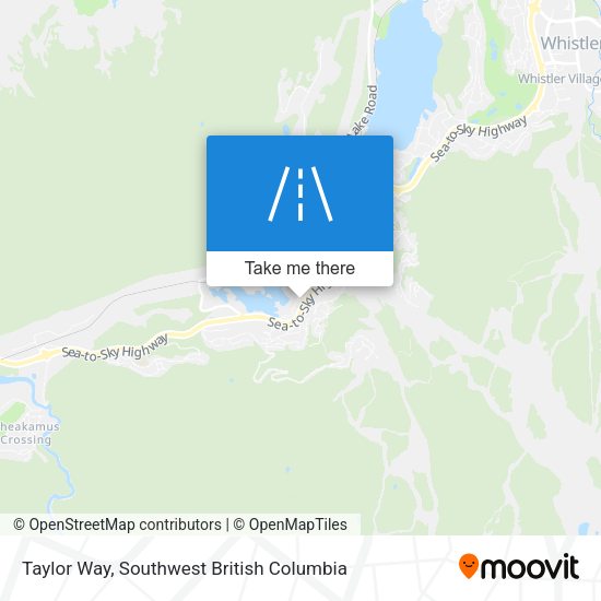 Taylor Way map
