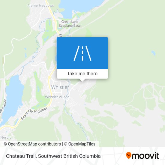 Chateau Trail map