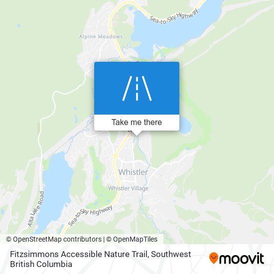 Fitzsimmons Accessible Nature Trail map