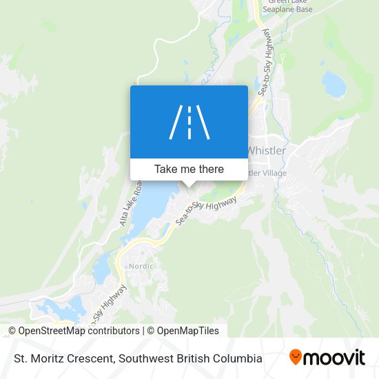 St. Moritz Crescent map