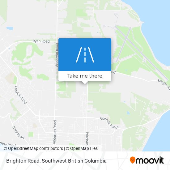 Brighton Road map